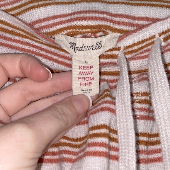 MADEWELL Pinstriped Lounge Pants - Picture 3 of 6